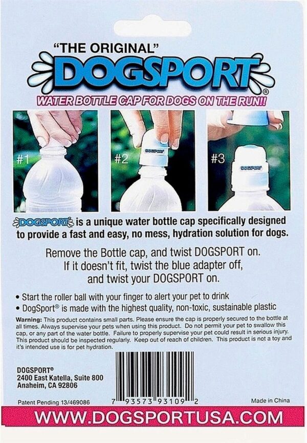 DogSport Water Bottle Cap for Dogs