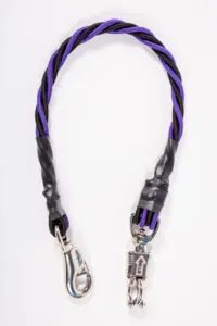A Blue and Black Color Leash Thread WIth Locks