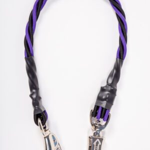 A Blue and Black Color Leash Thread WIth Locks
